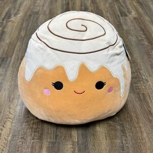 Kellytoy Squishmallows Chanel Cinnamon Roll Plush Toy 8 Inch NWT